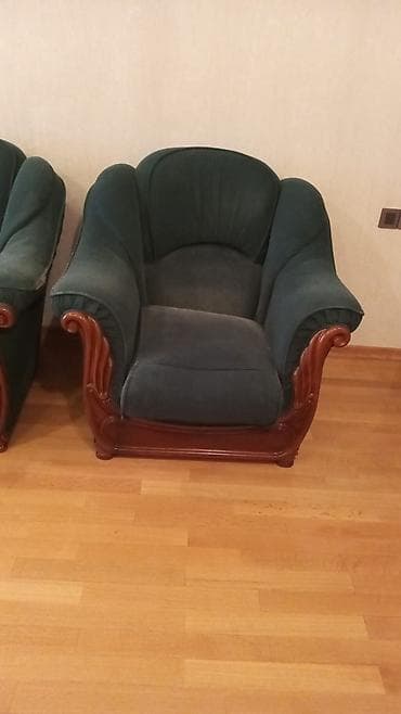 balaca divanlar: Divan və 2 ədəd kreslo Xarici bahalı mebeldir. Sadəcə üstü — 5