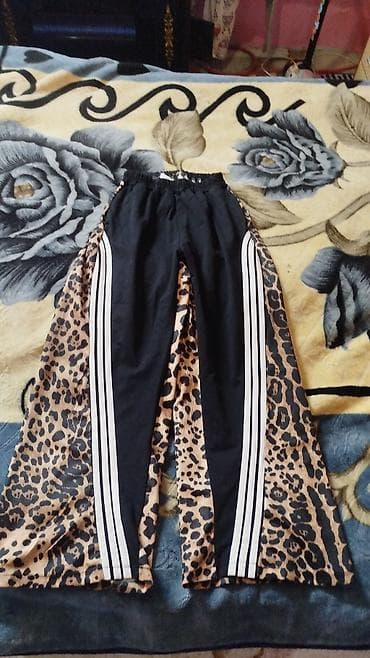 qaqa desti: İdman dəsti – şalvar və köynək - Dizayn: Qaplan/leopard naxışlı — 1