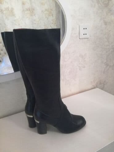 rezin çəkmələr: Ölçü: 40, rəng - Qara, İşlənmiş — 2