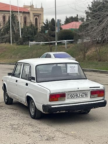 mersedes diski teker: VAZ 2107, 1999-cu il buraxılış - Ağ rəng, 4 qapılı sedan - Mexaniki — 3