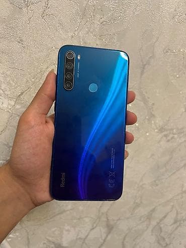x96 android box: Redmi Note 8, 64 GB, rəng - Göy, Sensor, İki sim kartlı — 1