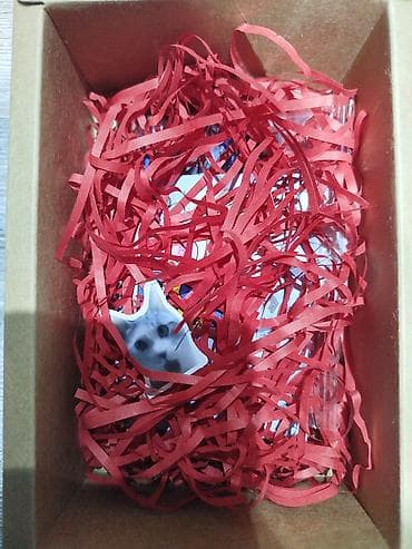 usaq alemi: Адвент календарь на 5 дней в красном и бежевом цветах с подарками — 7