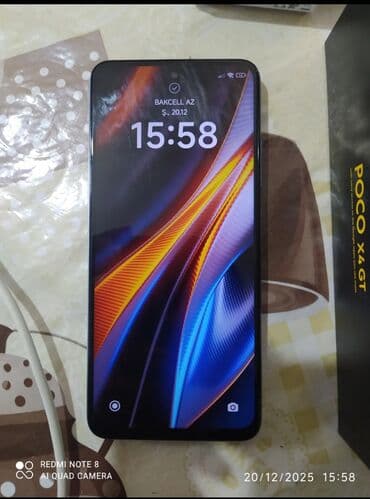 телефоны в бишкеке бу: Poco X4 GT, 256 GB, rəng - Göy, Sensor, Barmaq izi, Face ID — 8