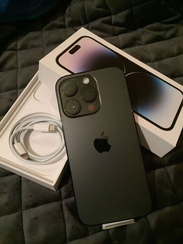 google telefon: IPhone 14 Pro Max, 256 GB, Qara, Face ID — 1