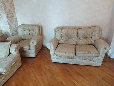 parda: Divan, İşlənmiş, Açılan, Bazalı, Parça, Çatdırılma yoxdur — 2