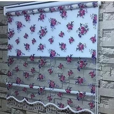 Tül və jalüz pərdə çeşidləri - Model və dizaynlar: - Güllü naxışlı lalafo.az -da Tül və jalüz pərdə çeşidləri - Model və dizaynlar: - Güllü naxışlı