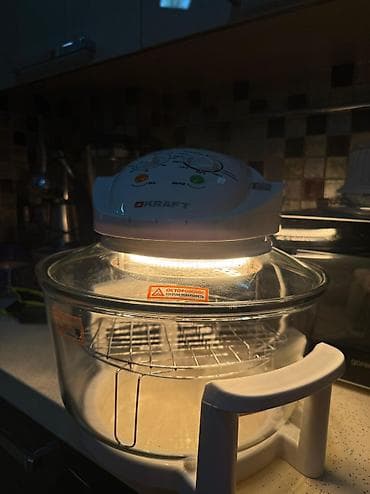 firin pizza: Kraft, airfryer Yenidir, 2 defe ishlenilib Pizza, keks, toyuq — 5