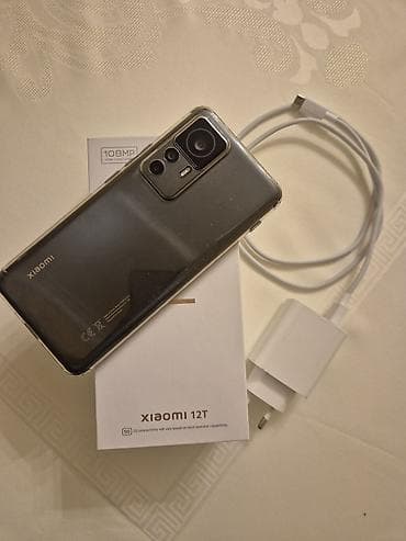 Xiaomi 12T, 128 GB, rəng - Qara, 
 İki sim kartlı
