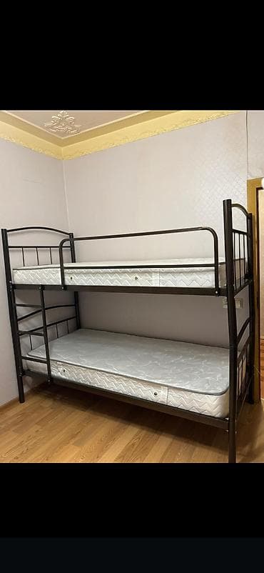 Oğlan və qız üçün, Yeni, Çarpayı, Matras ilə, Siyirməsiz, Dəmir — 2