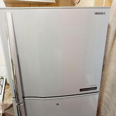 satmaq: Toshiba iki qapılı soyuducu - Brend: Toshiba - Rəng: gümüşü/boz - — 2
