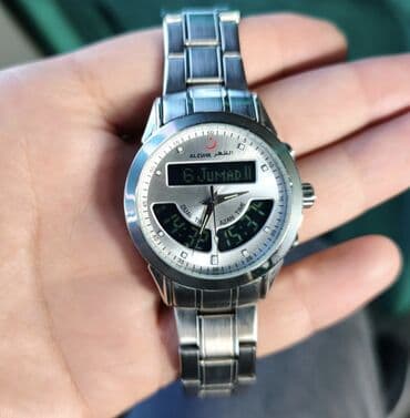 İşlənmiş, Qol saatı, Alfajr, rəng - Gümüşü