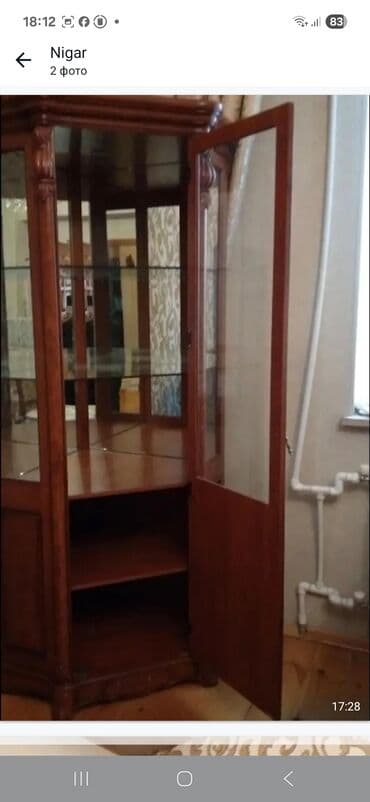 taxta şkaf: Б/у, Распашной, 1 дверь Угловой шкаф, Сервант, Турция — 3