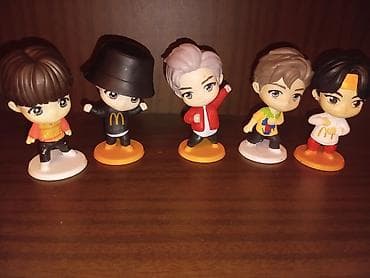 heykəl: BTS McDonalds 1i 2manatdan Kolleksiya fiqurlar dəsti – 6 ədəd - — 2