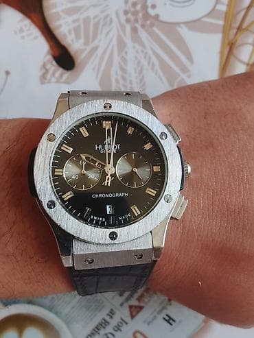 eau de parfum: Qol saatı, Hublot, rəng - Qara — 2