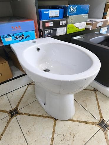 sure su: Keramika ayaqüstü bidet - Material: yüksək keyfiyyətli sanitar — 1