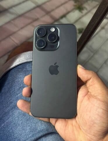 iphone 17 pro max qiyməti: IPhone 15 Pro, 128 GB, Black Titanium — 1