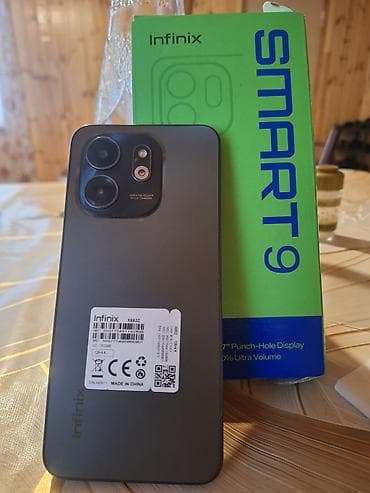 Infinix Smart 9 HD, 128 GB, rəng - Boz, Sensor