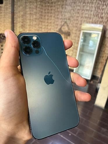 IPhone 12 Pro, 128 GB, Pacific Blue, Qırıq, Face ID — 5