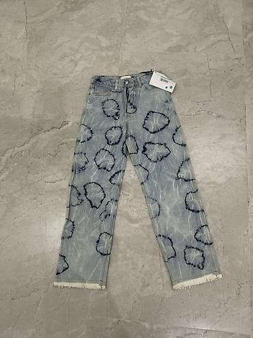 stringer alt geyimi: Klassik Şalvar, Off-White, S, rəng - Mavi — 3