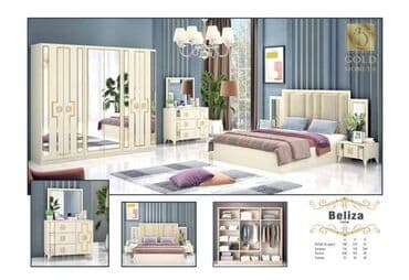 угловая тумба: Двуспальная кровать, 2 тумбы, Турция, Новый — 1