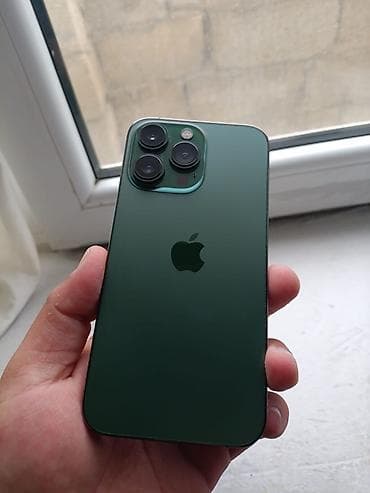 IPhone 13 Pro, 128 GB, Alpine Green, Simsiz şarj, Face ID