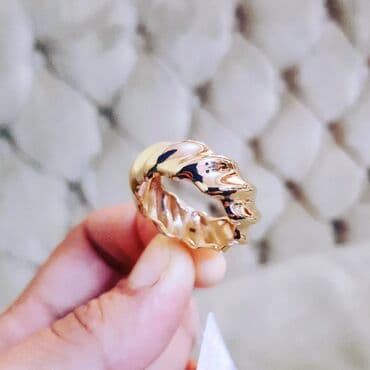 qızıl uzuk modelləri: Alyans, Üzük, Sarı qızıl, 585 Əyar, Qaşsız — 2