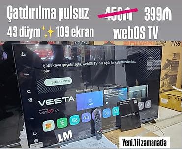 android tv box qiymeti: Televizor Vesta 43" — 1