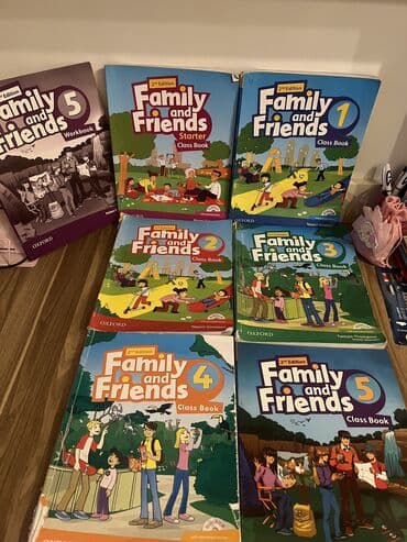 işlənmiş utulər: Family Friends Dest sekilde satılır.Starter,1,2,3,4,5 ve 5 workbook — 1