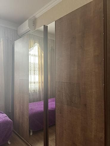 2 qapılı, Güzgülü, Qəhvəyi, Taxta, Kupe, Düz dolab