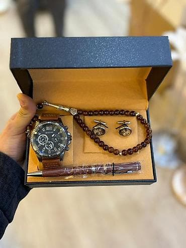 təsbəh: Yeni, Klassik Saat dəsti, rəng - Gümüşü — 4