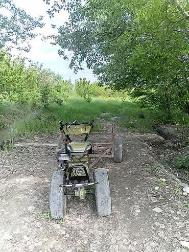 Motoblok üçün qoşqu arabası - Konstruksiya: möhkəm metal çərçivə