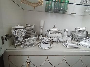 cay servisi: Nahar dəsti, rəng - Ağ, Farfor, 6 nəfərlik — 8