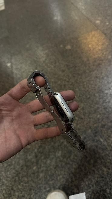 apple watch 8: İşlənmiş, Smart saat, Apple, Sensor ekran, rəng - Gümüşü — 2