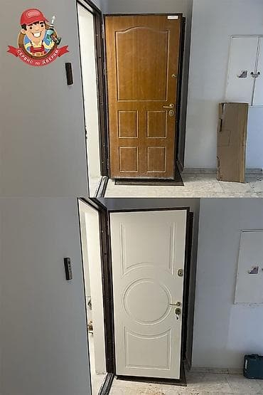 akril mebel nedir: Xidmət: Giriş qapılarının yenilənməsi və restorasiya Təsvir: - Mövcud — 3