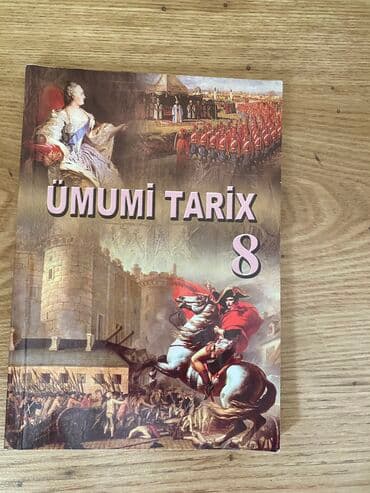 Ümumi tarix 8ci sinif dərslik yaxşı vəziyyətdədir,az istifadə
