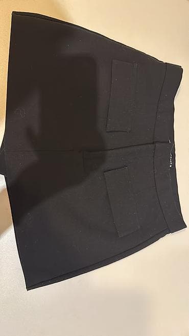 Шорты: Шорты, Zara, M, цвет - Черный — 1