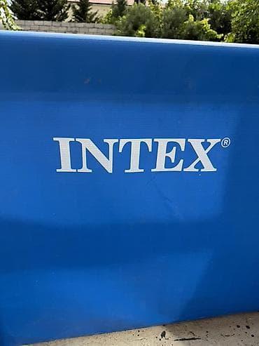 intex sederek: Böyük hovuzdur, yaxşı vəziyyətdədir, dərindir və demək olar ki — 7