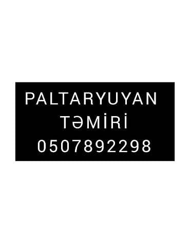 Hər növ paltaryuyanmaşın təmiri