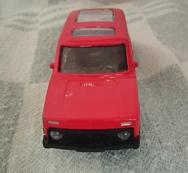 mini cooper 2009: Qırmızı miniatür off-road avtomobil oyuncağı - Korpus: möhkəm — 3