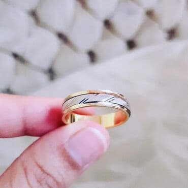 qizil uezuek type 1: Alyans, Üzük, Sarı qızıl, 585 Əyar, Qaşsız — 3