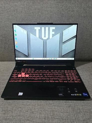 komputerlər diz ustu: ASUS TUF Gaming F15 oyun noutbuku Xüsusiyyətlər: - Prosessor: Intel — 3