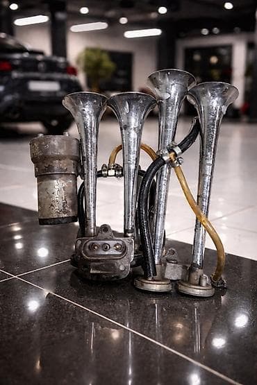 Avtomobil üçün hava siqnalı (kompressorlu, 4 borulu) Məhsul təsviri: -