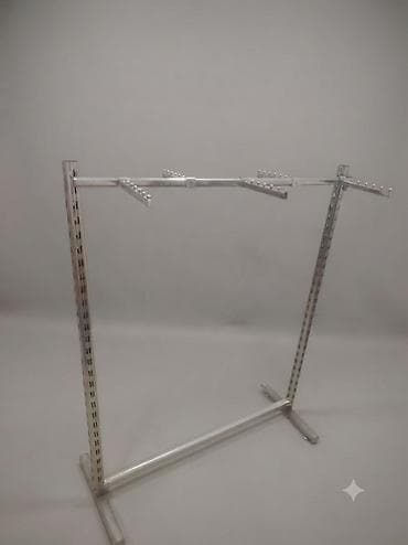 Mağaza üçün metal geyim asqısı stendi - Material: polad konstruksiya