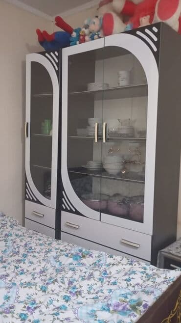 Şüşəli dolab vitrini