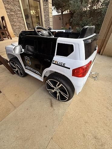 Uşaq üçün elektrik maşınları: Uşaq üçün elektrikli polis maşını - Model: 2 yerlik uşaq elektro-kart — 7