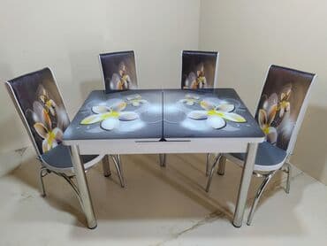 телефон флай 510: *Hazır elde olan* ✔️Türk istehsalı🇹🇷 ✔️Kuxna üçün stol stul dəsti ✔️ — 18