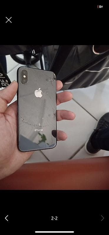 IPhone X, 64 GB, Space Gray, Qırıq
