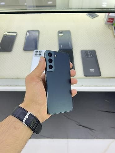 samsung watch 1: Samsung Galaxy S22, 128 GB, rəng - Göy, Simsiz şarj — 2