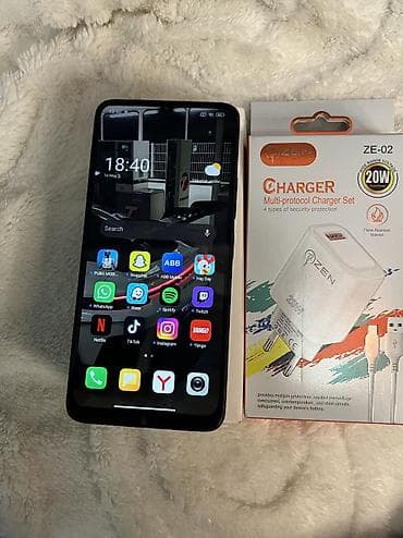 Redmi 13C, 256 GB, rəng - Qara, Barmaq izi, Face ID