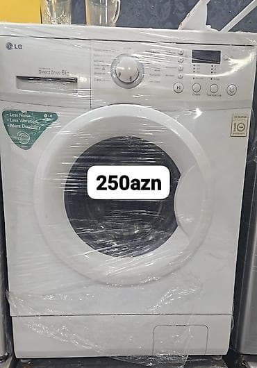 lg smart pult: Paltaryuyan maşın LG, 6 kq, Avtomat, Qurutmasız, Kredit yoxdur — 1